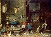 TENIERS, David the Younger The Kitchen t china oil painting reproduction